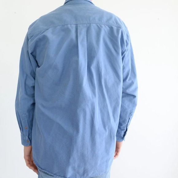 Vintage  Moose Creek Blue Button Up Long Sleeve Shirt - Picture 4 of 13